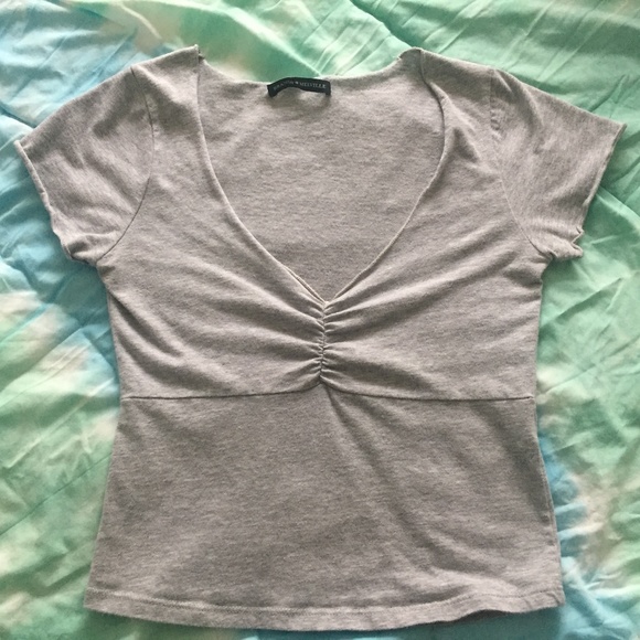 Brandy Melville Tops - Brandy Melville Gina Top Grey